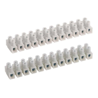 Bloc de bornes électriques à vis PA7 mâle/femelle, 12 voies, contacts en cuivre isolés en nylon, 17,5A max, 450V, 22-12AWG