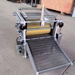 Máquina de prensa de tortilla eléctrica de acero inoxidable, máquina automática de harina de maíz para cocina de pan mexicano Chapati - Product Image 6