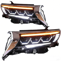 Para Toyota PRADO 2018-2023, Conjunto de Faros Delanteros LED Modificados, Repuesto de Faros para Automóvil, Suministro de Fábrica, Piezas de Automóvil - Un Par
