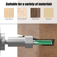 Fresa para madera de 8 mm con vástago, brocas rectas para carpintería con cuchillas de carburo de tungsteno, herramientas CNC para carpintería