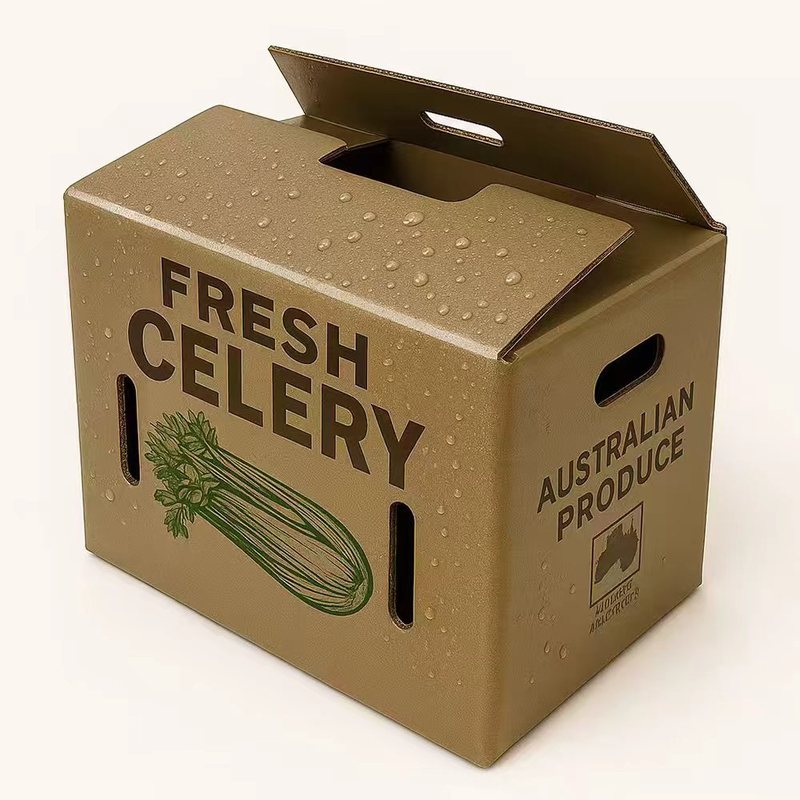 Wax Coated Vegetable Carton for Farm
