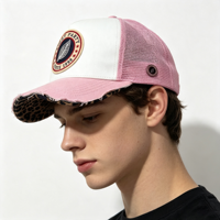 Gorra de Béisbol Estilo Francés, Retro Deportiva, Desgastada con Flecos, Impermeable, Unisex, Moda Casual, Tipo Duckbill