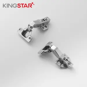 35mm Special Angle 45 Degree Fixed On Hydraulic Soft Close Self Closing Cabinet Hinge With Fixing Plate