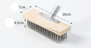 Brosse métallique pour <span class=keywords><strong>toit</strong></span> en <span class=keywords><strong>mousse</strong></span> Balai Grattoir pour terrasse Brosse pour enlever les mauvaises herbes - Product Image 6