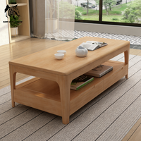 Usine de meubles, meilleur prix, logo personnalisé, petit MOQ, table basse écologique au design unique, meubles de salon, table basse en bois.