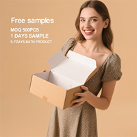 Boîte d'expédition en carton ondulé imperméable réutilisable personnalisée avec gaufrage, nouveau design pour les vêtements, les chaussettes, l'emballage d'expédition, matériaux recyclés
