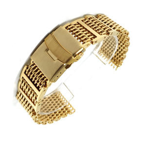 फैशन लक्जरी शार्क जाल अस्थिर 20 22mm 24mm धातु स्टेनलेस स्टील घड़ी बैंड घड़ी का पट्टा - Product Image 5