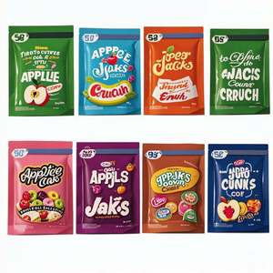 Custom Printed 3.5 Resealable Ziplock Flat Pouch Small Mylar <b>Bags</b> for Edible Candy <b>Cookie</b> Smell Proof Packaging Pet <b>Bags</b> - Product Image 2