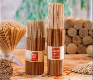 Varillas de Incienso de Canela Natural de 30 cm, Incienso Artesanal para Aromaterapia, Meditación, Yoga, Relajación, Fragancia para el Hogar, Larga Duración - Product Image 5