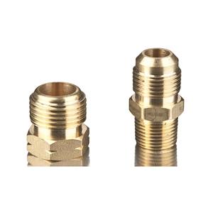 गैस स्टोव के लिए प्राकृतिक गैस पाइप फिटिंग पीतल धागा सीधे निपल निपल - Product Image 1