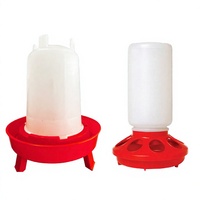Abreuvoir en plastique multi-tailles pour volailles, seau suspendu pour l'alimentation et l'abreuvement des poulets, équipement d'élevage avicole pour la ferme et le jardin