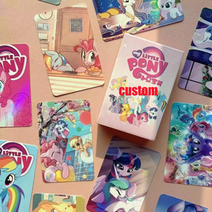 Tiptop thẻ trong suốt tùy chỉnh n-aruto Star-Wars d-isney My-Little-Pony Bộ sưu tập quạt - Product Image 4