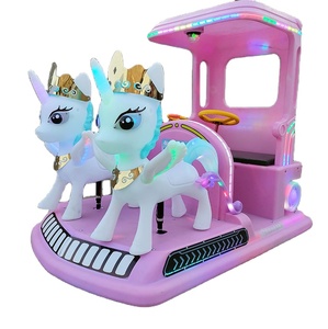 Voiture électrique pour enfants de luxe de haute qualité en gros, design licorne, voiture tamponneuse électrique 24V pour enfants avec télécommande - Product Image 1