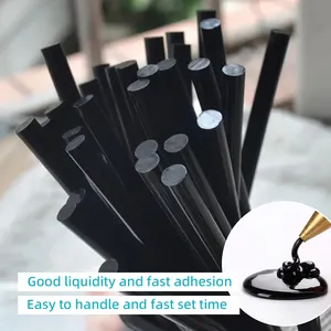 High Viscosity Sticks Hot Melt Jelly Eva Hot Melt Adhesive Glue Black 11mm