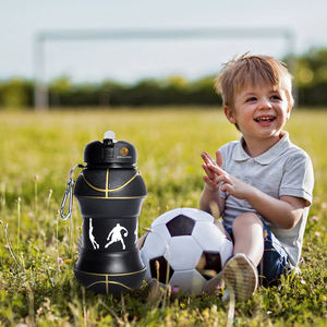 Bouteille d'eau pliable en silicone de grande taille, approuvée LFGB, pour le sport et les voyages, vente en gros - Product Image 3