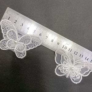 Nuovi molti <span class=keywords><strong>tipi</strong></span> <span class=keywords><strong>di</strong></span> appliques da <span class=keywords><strong>ricamo</strong></span> a farfalla, decorazioni a farfalla impreziosite da perle a doppio strato - Product Image 4