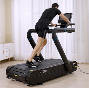 2 In 1 Ac Gemotoriseerde Loopband Latten Commerciële Loopband Gebogen Loopband Loopband Lat-Riem Ontwerp Dat De Schok Van De Impact Vermindert - Product Image 3