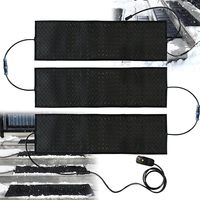 MEGA YUNENG Tapis chauffant électrique extérieur antidérapant IP54 pour allée et trottoir, 24 po x 10 pi, en caoutchouc/TPU
