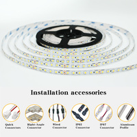 Bande lumineuse LED SMD 2835 24V haute luminosité 80RA, dimmable pour intérieur, pour chambre, fond de télévision, cuisine, bande lumineuse LED 10m/5m en rouleau