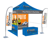 Maxcanopy Tente imperméable 10x10 10x15 10x20 Tentes en aluminium Gazebos 3x3m Tente de festival alimentaire robuste Tente pop-up personnalisée