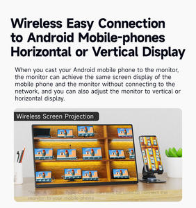 หน้าจอสัมผัส LCD ระดับอุตสาหกรรม รุ่นใหม่ H185FPH ขนาด 18.5 นิ้ว สำหรับระบบสั่งอาหารในร้านอาหารและโรงแรม - Product Image 6