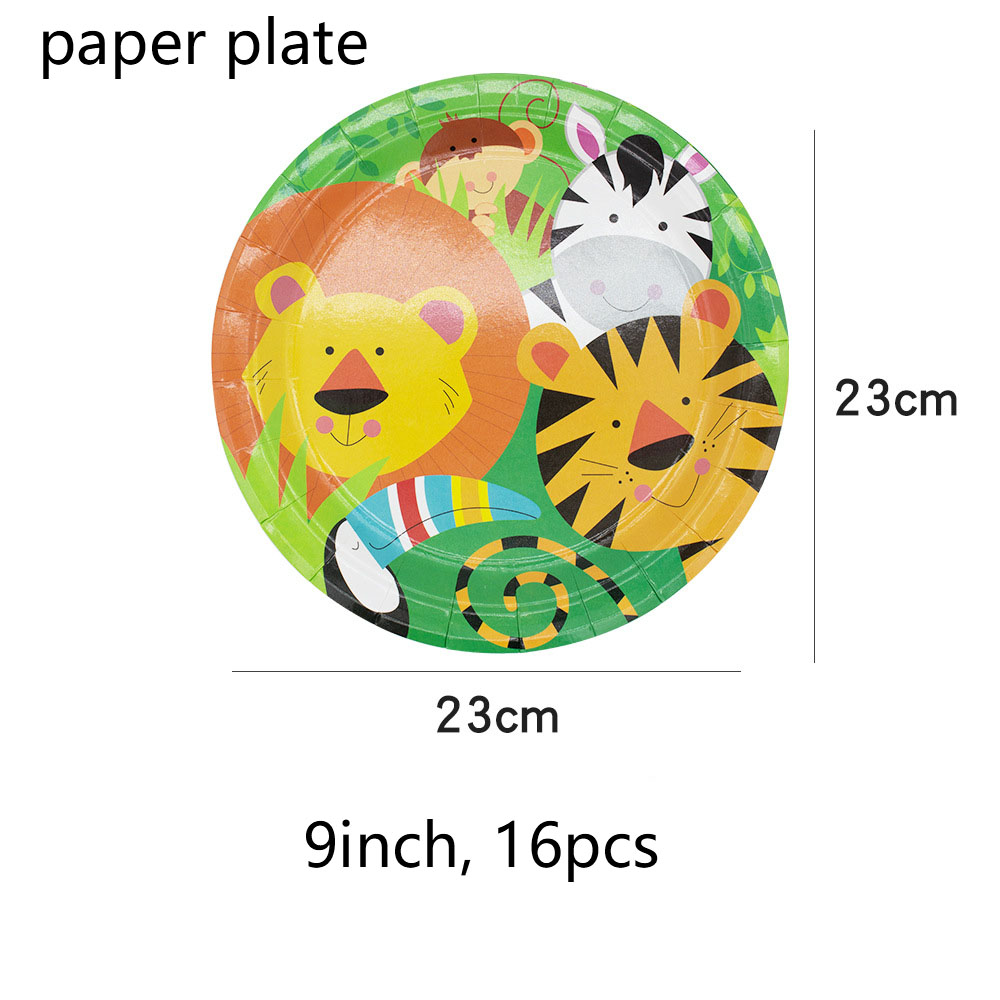 Assiette en carton 9 pouces, 16 pièces