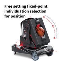 Tir de basket-ball portable et machine à rebondir Rebondisseur de basket-ball électrique pour la maison et l'utilisation de Clud K2