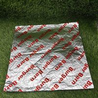 Papier d'emballage pour fast-food laminé en aluminium de qualité alimentaire