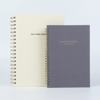 Cuaderno de objetivos personalizados, diario de tapa dura, planificador espiral A5, organizador de entrenamiento, agenda semanal, diario.