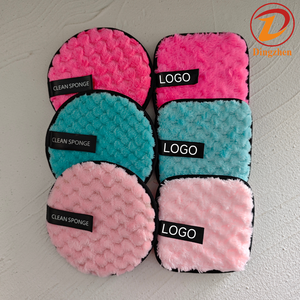 Éponges en microfibre recyclables, tampons doux pour le nettoyage du visage, éponges démaquillantes de haute qualité, forme personnalisée - Product Image 1