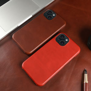 Custodia in pelle di lusso per telefono in pelle pieno fiore per <span class=keywords><strong>Iphone</strong></span> <span class=keywords><strong>14</strong></span> per <span class=keywords><strong>Iphone</strong></span> 13 12 Cover in vera pelle con motivo a cera d'olio - Product Image 5