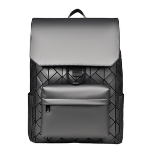 New Style Unisex Large-Capacity PU Zipper Backpack Fashionable Waterproof College Student Travel Laptop <b>Bag</b> Polyester - Product Image 3