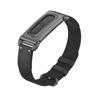 Bracelet de montre de remplacement pour Google Fitbit Air, entièrement enveloppant, avec cadre métallique, résistant à la transpiration et à l'eau, en nylon renforcé avec PU