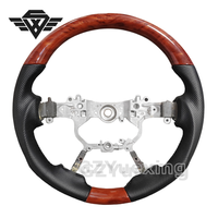 Noyau de volant en bois de pêche rouge personnalisé pour Toyota Land Cruiser LC200 LC70 Prado Hilux GR