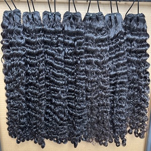 Drop Shipping Burmese Curly Double Weft Vietnamese Raw <b>Hair</b> Virgin Single Donor Stylish Burmese Curly <b>Style</b> - Product Image 1