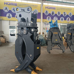 Escavatore idraulico allegato rapple rotante per rottami metallici pietra di legno fieno con CE - Product Image 1