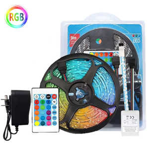 12V <span class=keywords><strong>LED</strong></span> dải ánh sáng 2835 SMD <span class=keywords><strong>LED</strong></span> <span class=keywords><strong>RGB</strong></span> <span class=keywords><strong>LED</strong></span> <span class=keywords><strong>Strip</strong></span> <span class=keywords><strong>24key</strong></span> IR điều khiển từ xa Adapter đèn <span class=keywords><strong>LED</strong></span> cho đèn nền TV Flex <span class=keywords><strong>LED</strong></span> <span class=keywords><strong>Strip</strong></span> - Product Image 1
