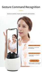 Stabilisateur de téléphone portable anti-vibration avec suivi du visage <span class=keywords><strong>pour</strong></span> la prise de photos et la vidéo, rotation à 360° entièrement automatique <span class=keywords><strong>pour</strong></span> le vlogging - Product Image 6