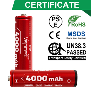 แบตเตอรี่ลิเธียมไอออน18650ลิเธียมไอออน3.7V 4000mAh N40 10A PCB แบบชาร์จไฟได้ - Product Image 5