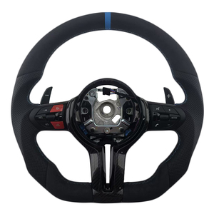 Volante Deportivo de Cuero Alcantara al por Mayor para BMW Serie 3, Serie 5, F10, F20, F30, F90, F01, F02 - Product Image 1