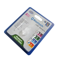 Impression personnalisée clair pas cher pour animaux de compagnie pliant blister à clapet cartes d'emballage pour clé usb