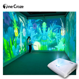 Panneau interactif mural de projection tactile multifonctionnel, affichage de jeux éducatifs pour les écoles, les restaurants et les lieux pour enfants - Product Image 1