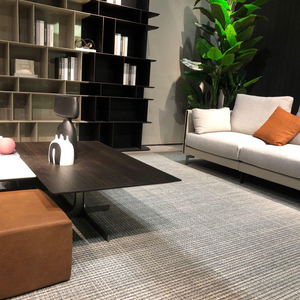 Tùy Chỉnh Dài Đống New Zealand Len Tay Tufted Đồng Bằng Thảm Len Sang Trọng Lớn Màu Be Khu Vực Thảm Alfombras Cho Phòng Khách Phòng Chờ - Product Image 1