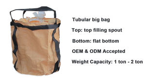 Sacs Jumbo FIBC <span class=keywords><strong>à</strong></span> fond plat antistatiques <span class=keywords><strong>de</strong></span> 1 tonne pour gravier, ciment, céréales, produit en Chine - Product Image 5