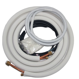 Tubería de Cobre Aislada para <span class=keywords><strong>Aire</strong></span> <span class=keywords><strong>Acondicionado</strong></span> 1/4 3/8 ASTM B280, Kit de Instalación de AC con Aislamiento de PE para Sistemas Split - Product Image 3