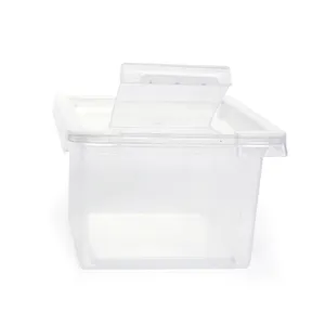 Großhandel tragbares transparentes PVC-Reptilien-Überdachung-Kunststoff-Reptilienbox Spinnengehecke für Tarantula Drachen Eidechse Frosch
