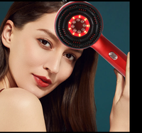 Masseur électrique sans fil pour le cuir chevelu, brosse à main, distributeur d'huile capillaire, masseur capillaire pratique, peigne pour le cuir chevelu