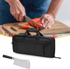 Muestra Gratuita, Bolsa Enrollable para Cuchillos de Lona Encerada Resistente, Bolsa de Almacenamiento Portátil para Cuchillos de Cocina - Product Image 5