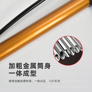 Pompe à air manuelle haute pression Qt-600, pompe à air portable pour vélo, basket-ball, options de couleurs bleu, rouge, jaune - Product Image 3