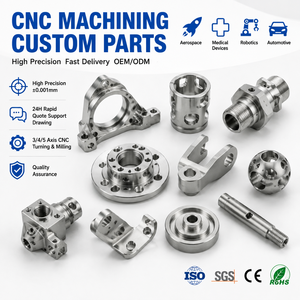 CNC Precision Anodized OEM CNC Robotic Components Aluminum Custom Turning And Milling Parts Fabrication Machining Services